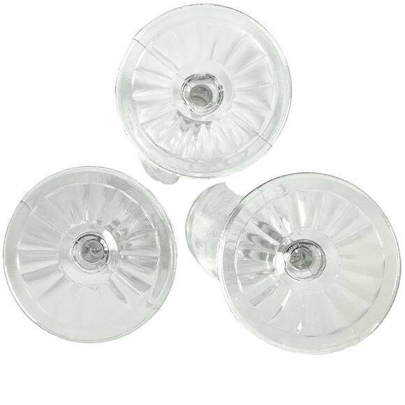 Standard Glass Cut 92 Pattern Code SGMCUT9 Retired Water Goblets-Set of 3  3! - Picture 6 of 6